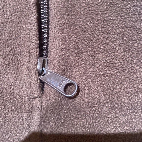 Columbia Brown zip up fleece jacket - Picture 8 of 10